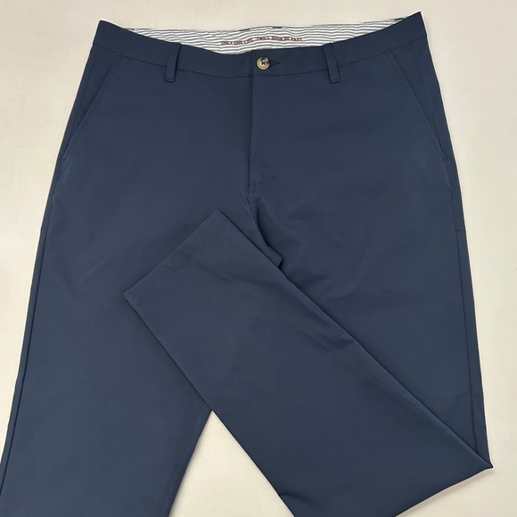RHONE Other - Rhone Commuter Pants Mens 36 Navy Blue Slim Straight Stretch Performance Tech